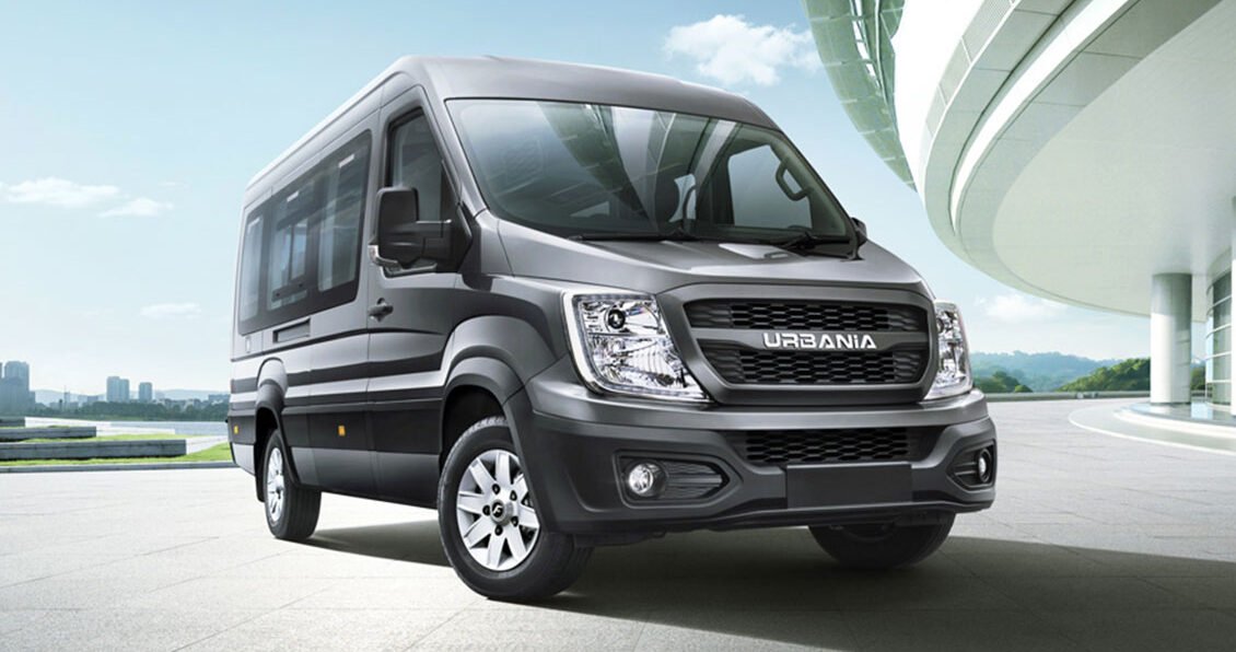 Force Urbania 12 seater taxi in Kochi – LEDD Cabs